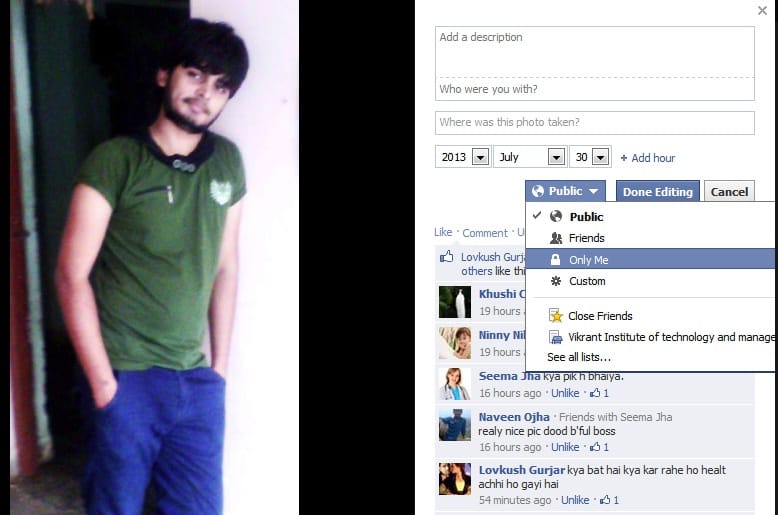 Make Picture private