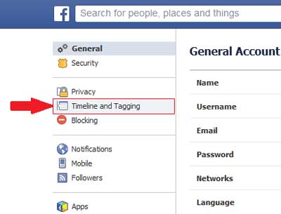 Click on Timeline and Tagging