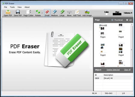 PDF Eraser Tool
