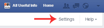 Facebook Page Settings