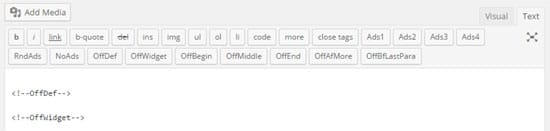Remove ads from specific post