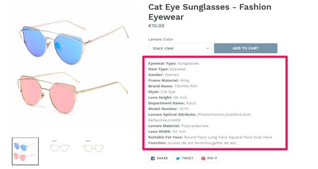 Product Descriptions