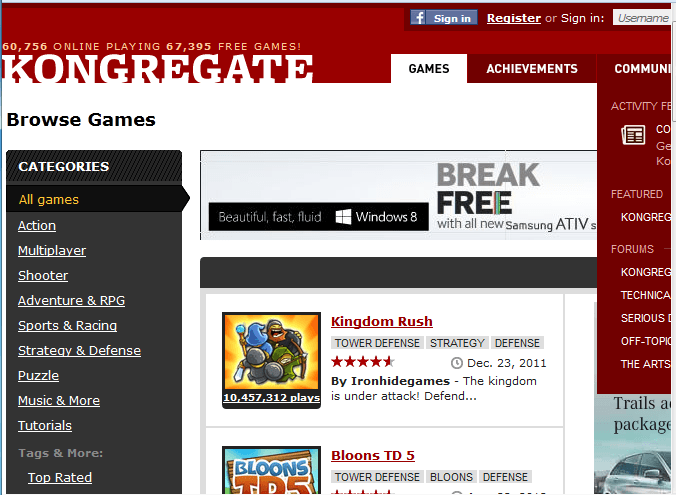 www.Kongregate.com