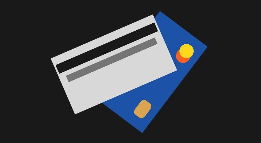 Debit card and credit card