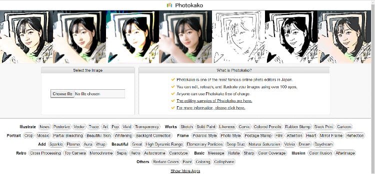 PhotoKako.com - Online cartoon maker