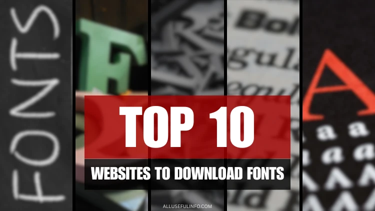 Websites to download free fonts