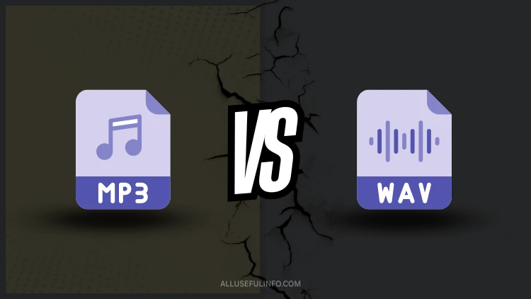 Differences between MP3 and WAV file