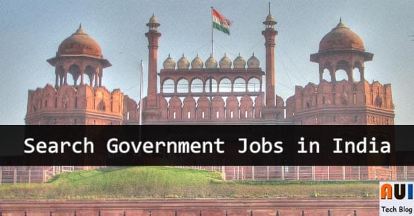 Search Govt Jobs in India