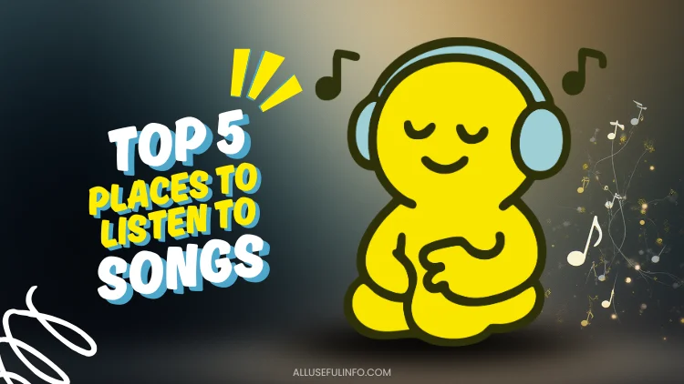 Top places to listen to songs online