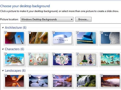 how to make a slideshow on windows 7