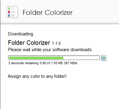 Downloading Folder Colorizer