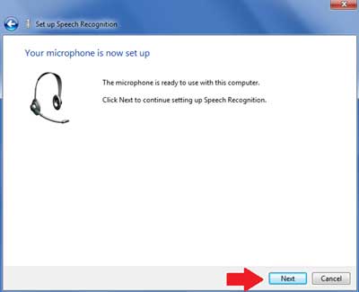 Your Microphone is now set up