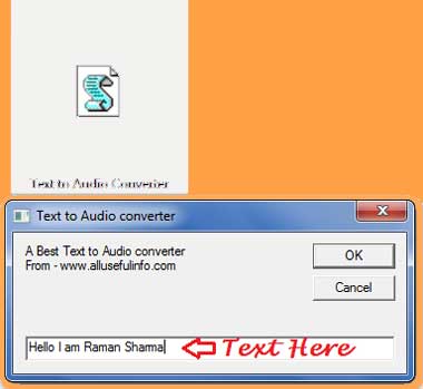 Convert Text into Audio