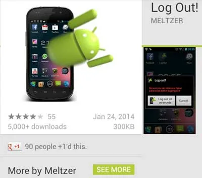 Log Out! App