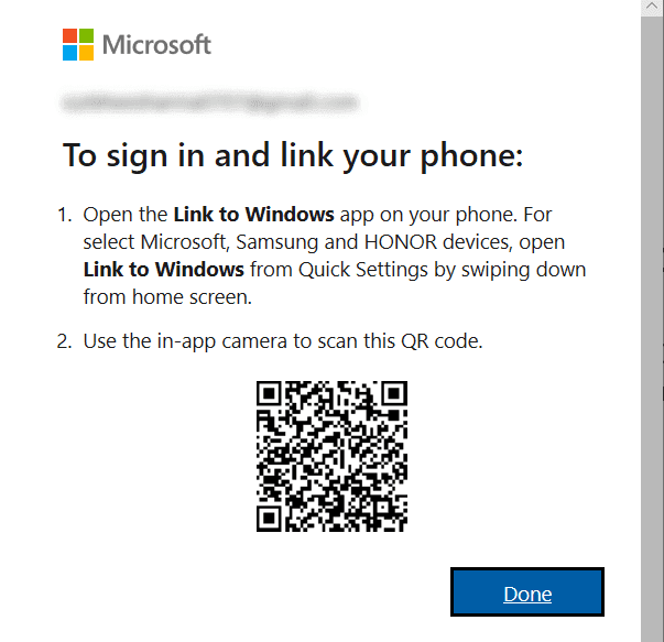 Sign in and link your phone