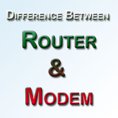 Difference Between Router and Modem