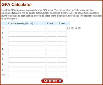 my bsu gpa calculator