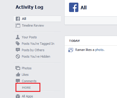 More Activity on Facebook