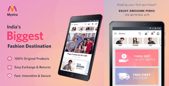 Myntra Mobile Shopping App