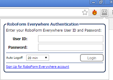 roboform chrome extension