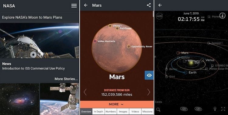 NASA Android app