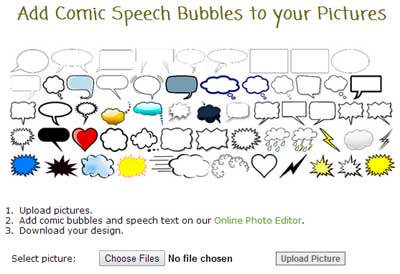 Add bubbles to-photo with Kusocartoon