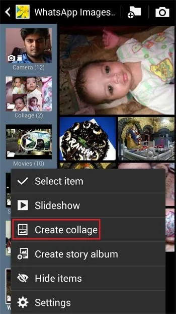 Click on Photo Collage