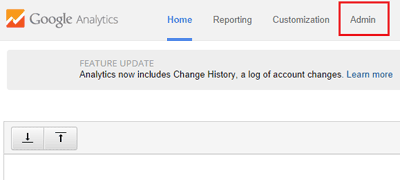 Google analytics admin