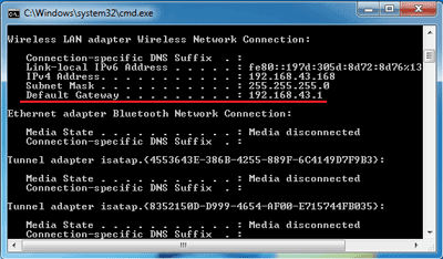 Find Router IP Address