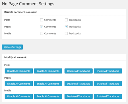 Disable Comments on WordPress posts and pages