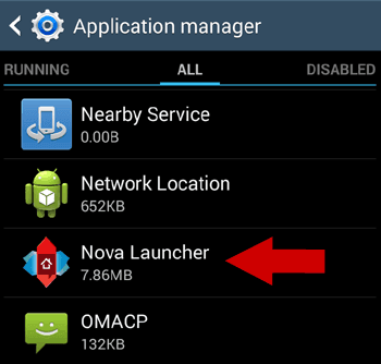 All Apps > Select Launcher