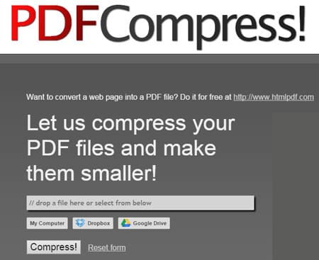 make pdf file smaller free online