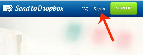 Sign in Send to Dropbox