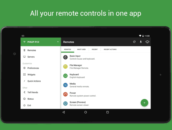 Unified Remote App