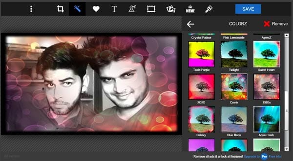 PiZap to Add Effects to Your Photos