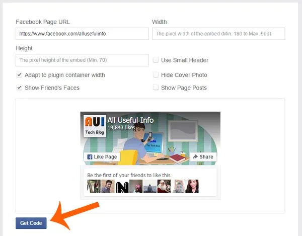Facebook Like Box Without Plugin