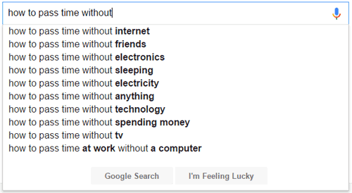 Funny Google Suggestions