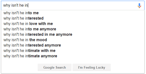 Funny Google Suggestions