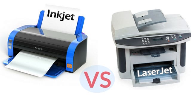 Inkjet vs Laserjet Printers