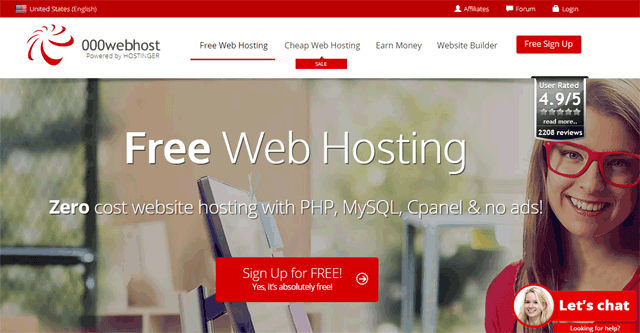 free domain hosting with cpanel