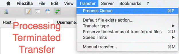 increasing the limit time for filezilla sftp server