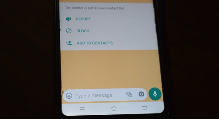 WhatsApp Block and Report