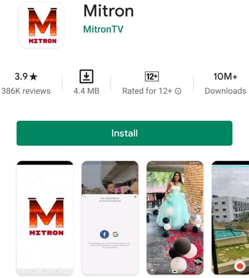 Mitron Android App