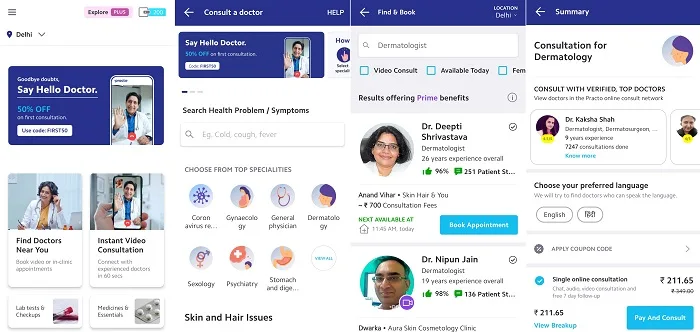 Practo - Online appointments with doctors