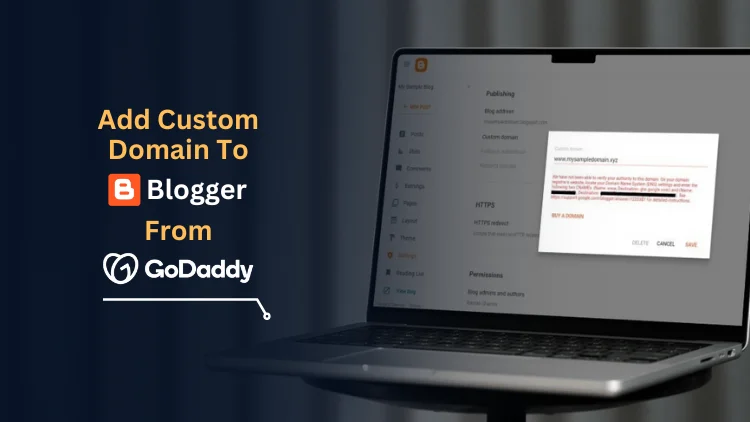 Add a custom domain to Blogger from GoDaddy