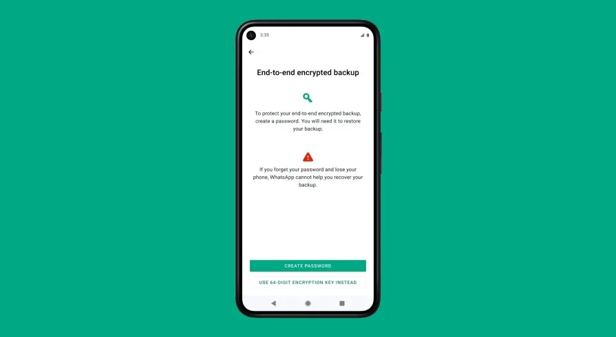 End-to-End Encrypted backup for WhatsApp