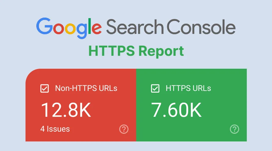 Google Search Console HTTPS report