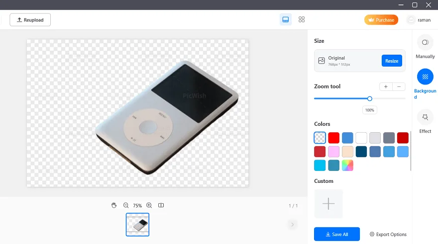 PicWish desktop version