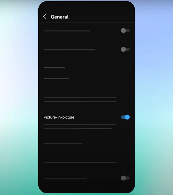Enable PiP in YouTube premium