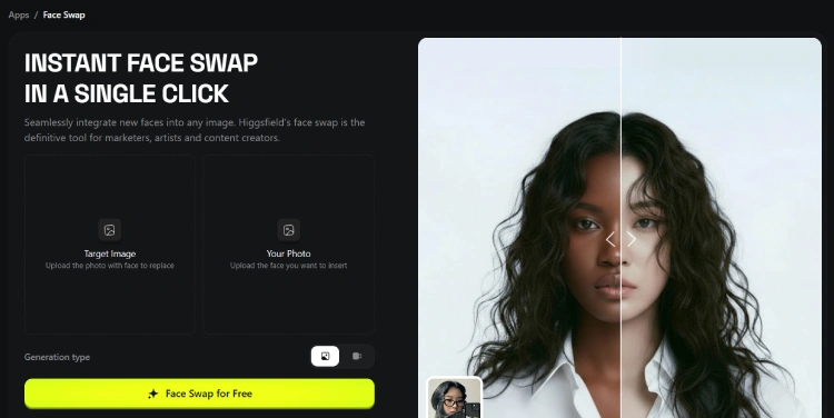 Face Swap Higgsfield